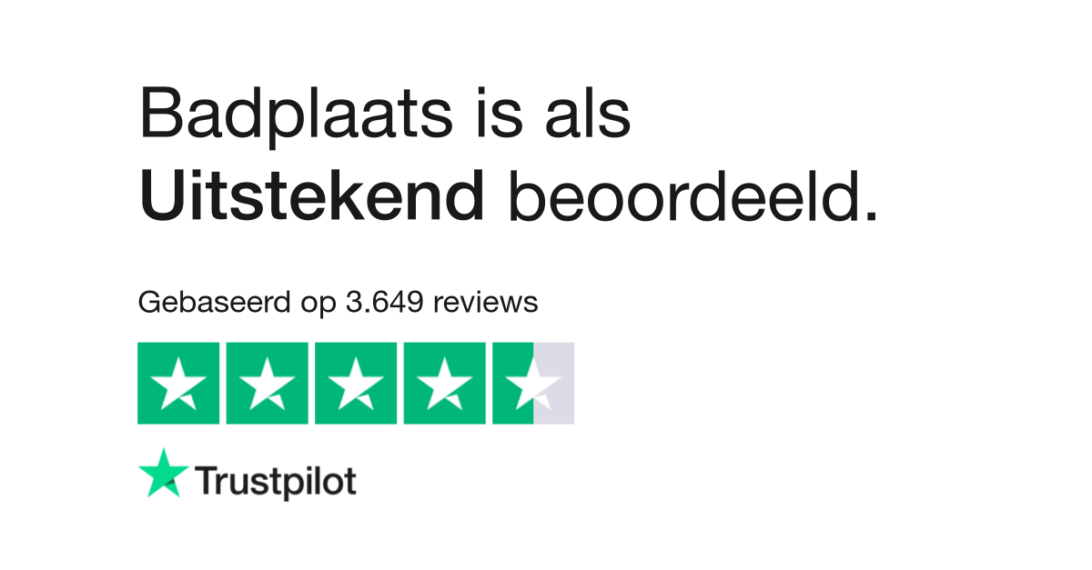 Badplaats reviews Bekijk consumentenreviews over badplaats.nl