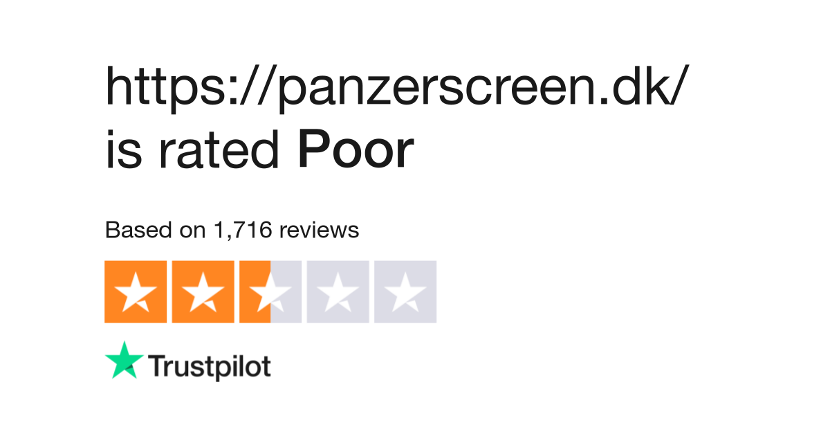 tub Diplomati diktator https://panzerscreen.dk/ Reviews | Read Customer Service Reviews of  panzerscreen.dk