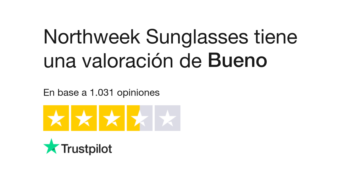 siesta Empresario enviar Opiniones sobre Northweek Sunglasses | Lee las opiniones sobre el servicio  de www.northweek.com