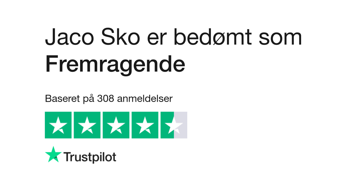 sød Godkendelse bogstaveligt talt Anmeldelser af Jaco Sko | Læs kundernes anmeldelser af jacoform.dk | 2 af 11