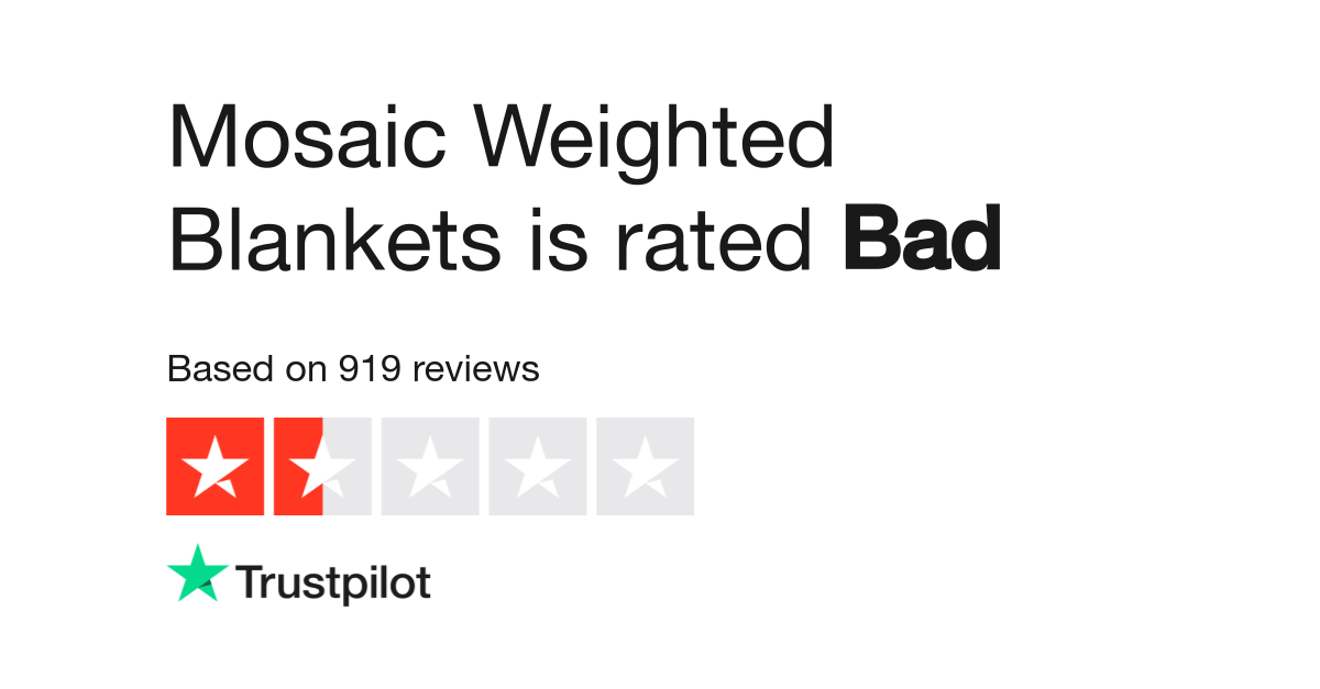 Mosaic weighted blanket reviews sale