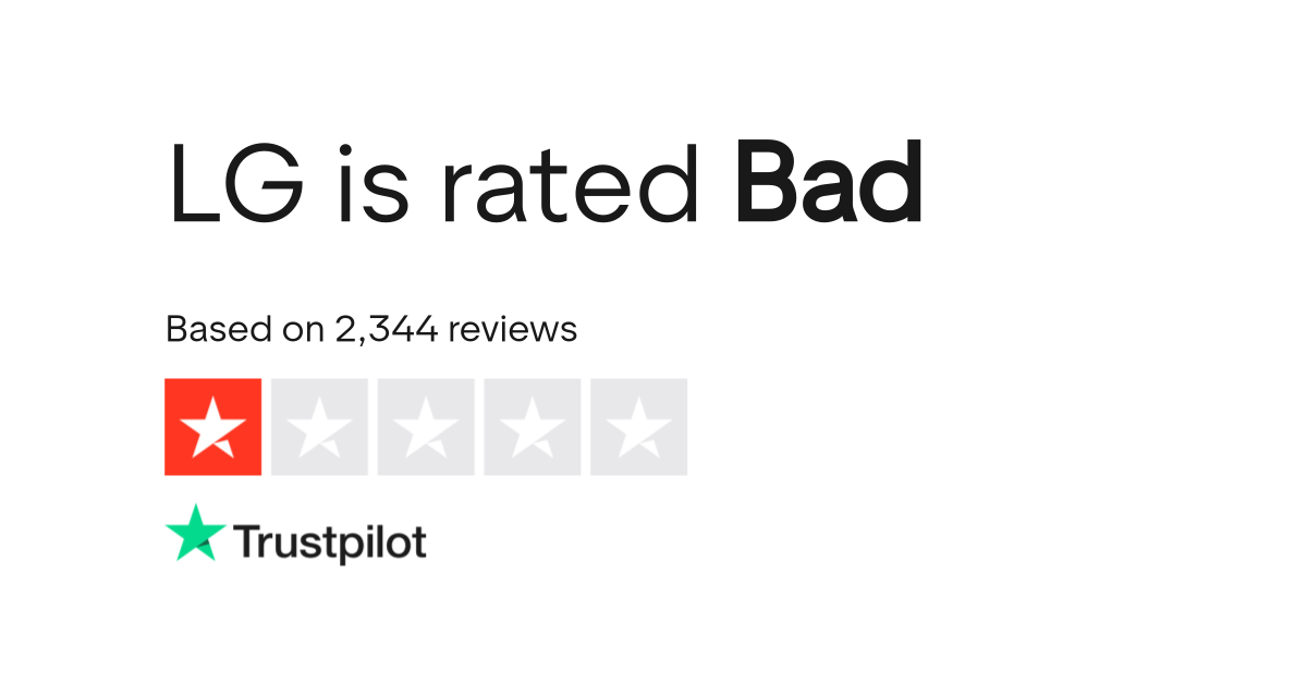 LG Reviews | Read Customer Service Reviews of lg.co.uk