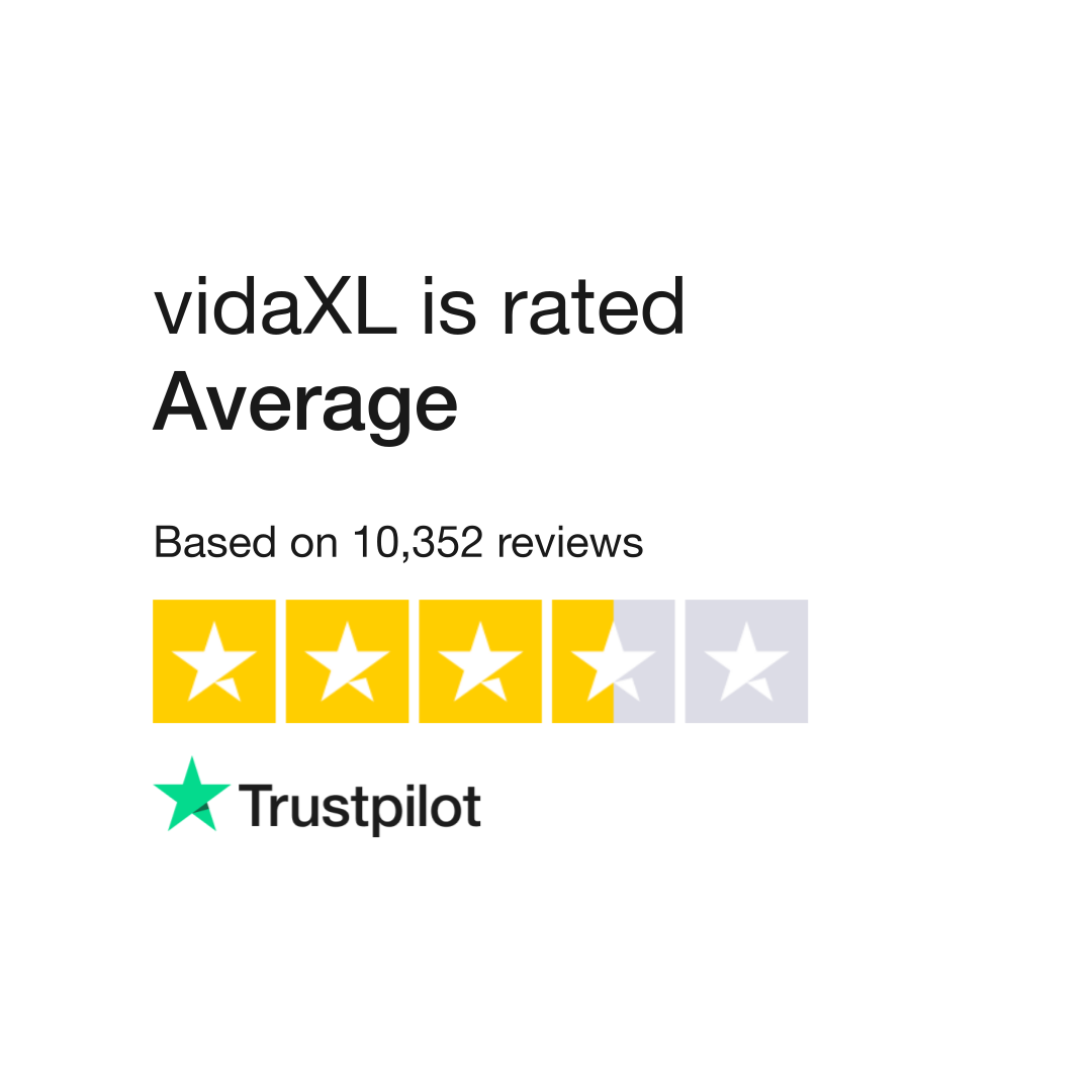 Donker worden is genoeg Nebu vidaXL Reviews | Read Customer Service Reviews of vidaxl.be