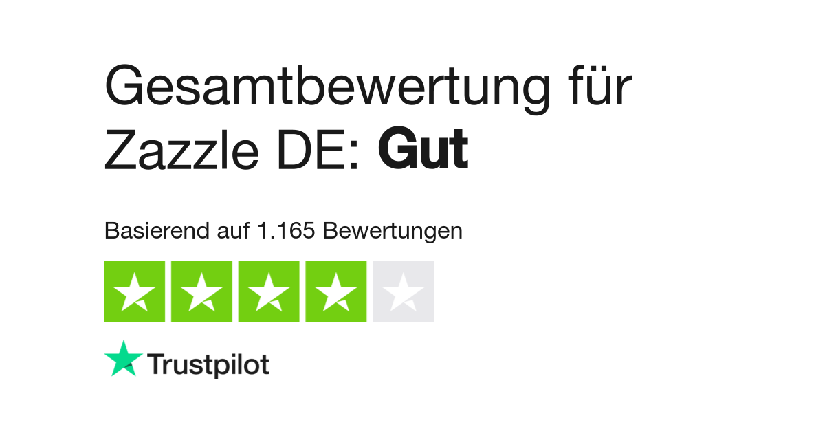 Bewertungen zu Zazzle DE | Lesen Sie Kundenbewertungen zu zazzle.de