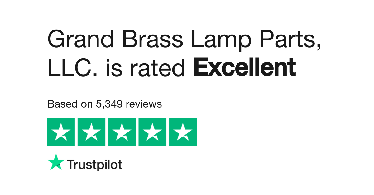 Grand brass lamp on sale parts coupon