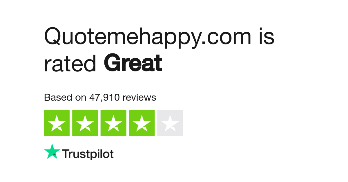 Quotemehappy.com Reviews | Read Customer Service Reviews Of Quotemehappy.com