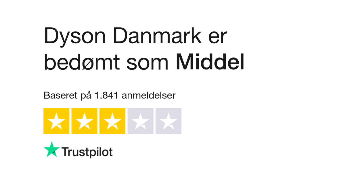 Anmeldelser af Dyson Danmark Læs kundernes anmeldelser dyson.dk