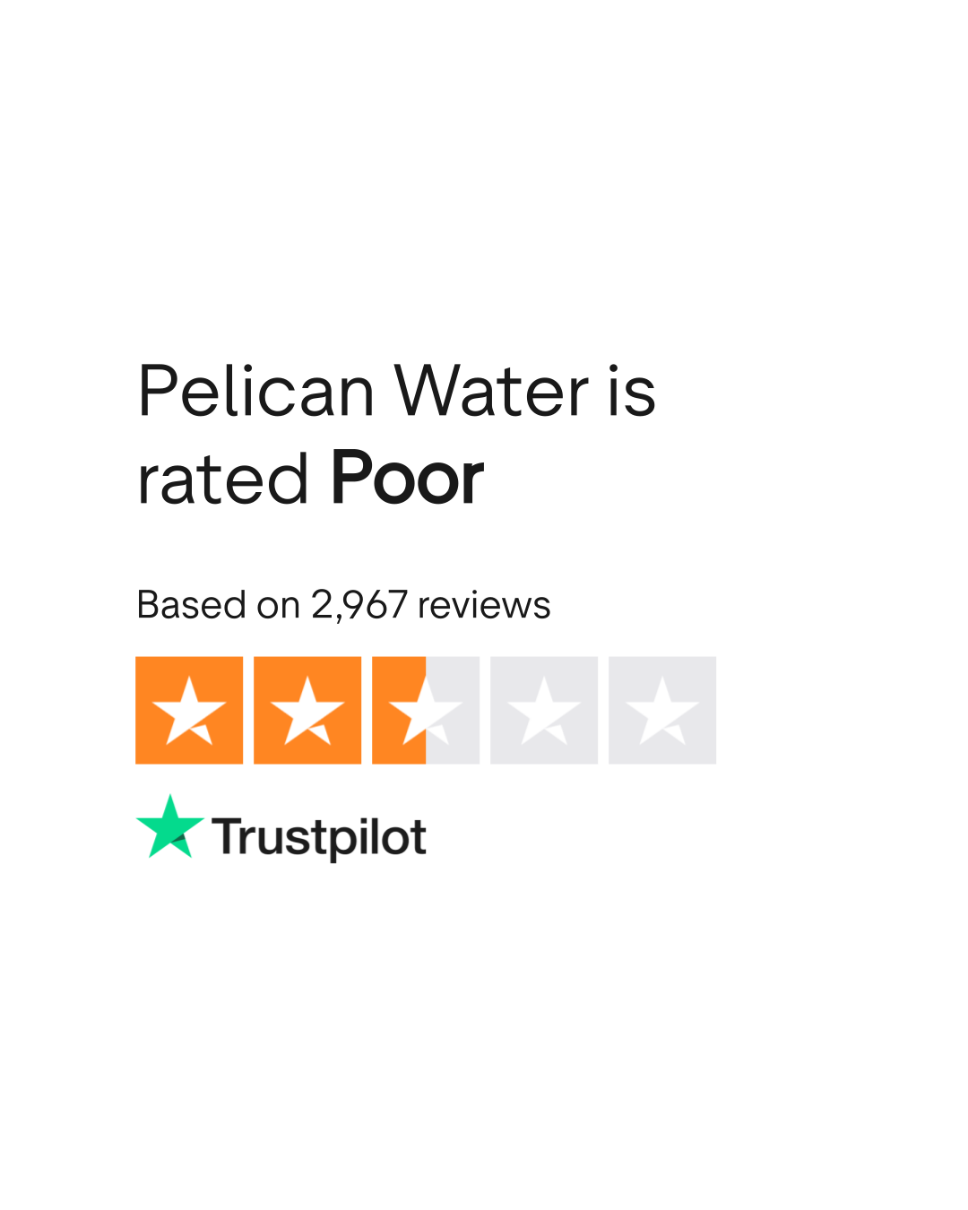 Pelican Water Reviews Read Customer Service Reviews of