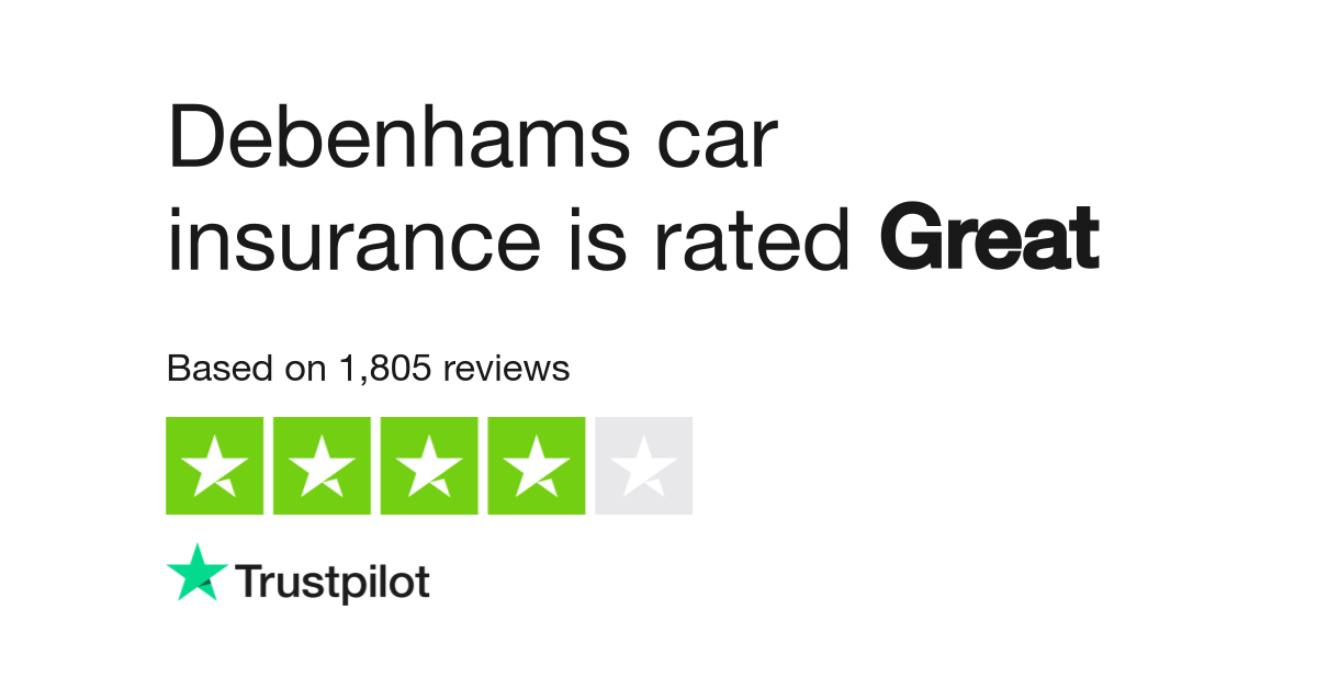 Debenhams car insurance Reviews | Read Customer Service Reviews of