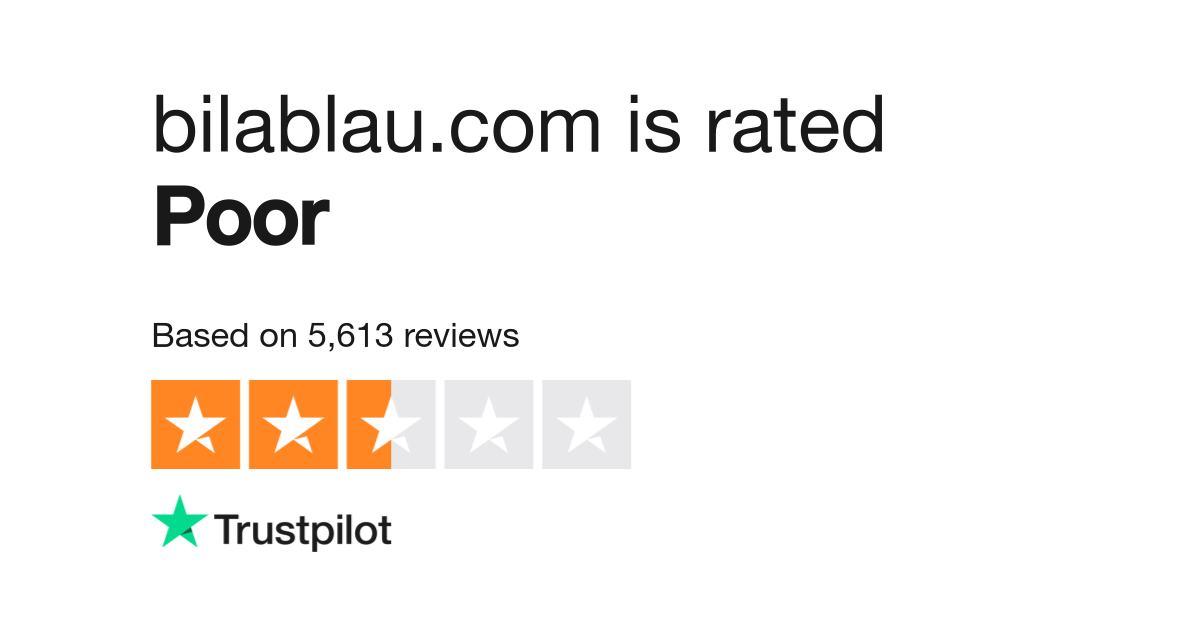 Bilablau Com Reviews Read Customer Service Reviews Of Bilablau Com