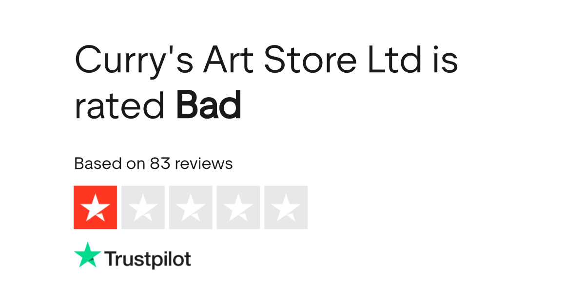 Curry's Art Store Ltd Reviews Read Customer Service Reviews of