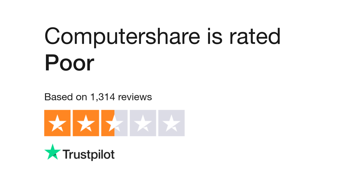 Computershare Reviews Read Customer Service Reviews Of