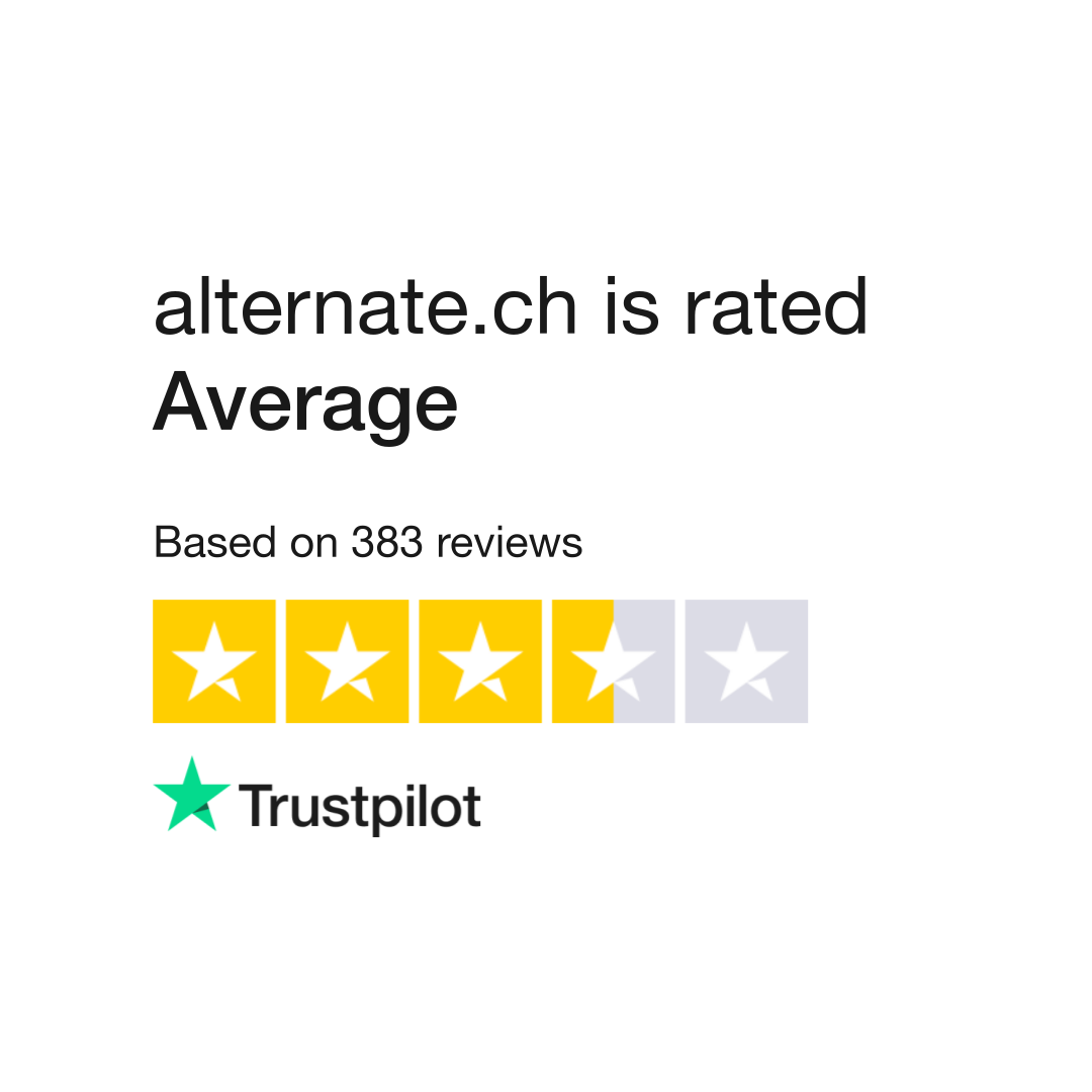 Helemaal droog Afdeling Verwant alternate.ch Reviews | Read Customer Service Reviews of alternate.ch
