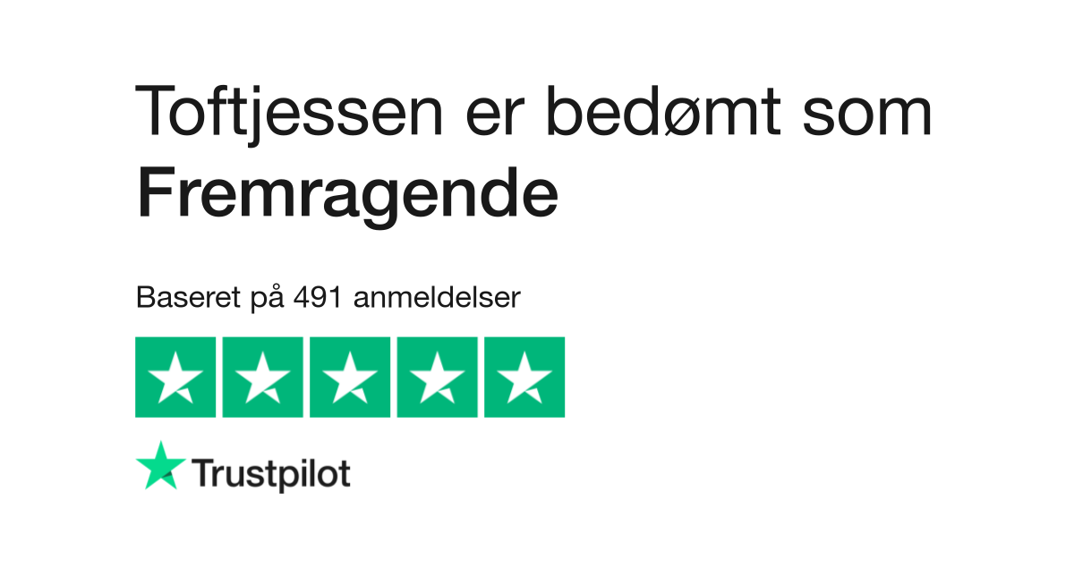Anmeldelser af Toftjessen | Læs kundernes anmeldelser www.toftjessen.dk