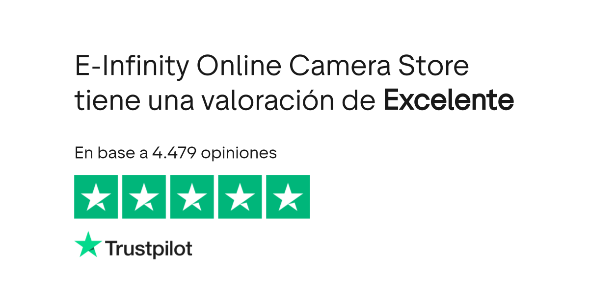 Opiniones sobre EInfinity Online Camera Store Lee las opiniones