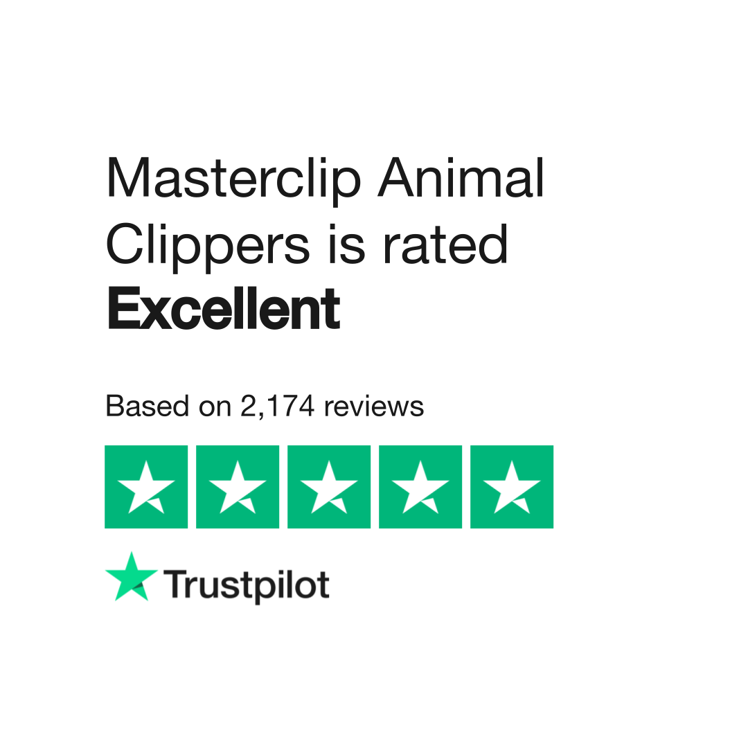 Masterclip dog best sale clippers reviews