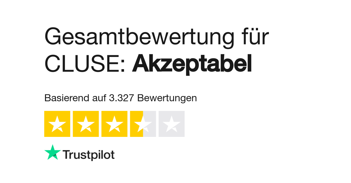Bewertungen Zu Cluse Lesen Sie Kundenbewertungen Zu Cluse Com