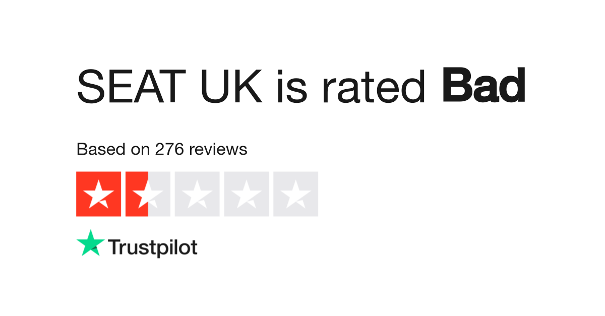 Seat Uk Reviews Read Customer Service Reviews Of Seat Co Uk