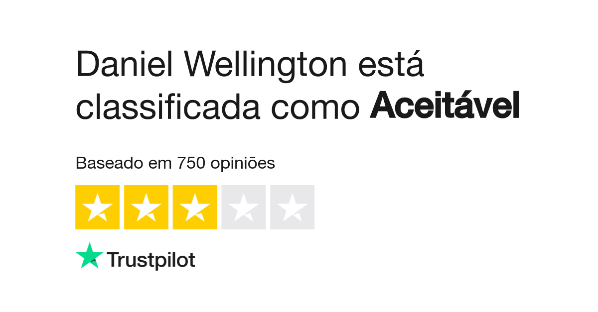 Daniel shop wellington trustpilot