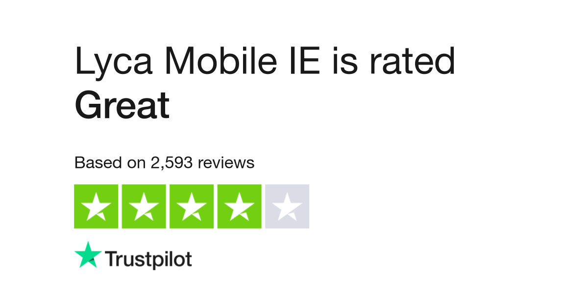 Ombord kobber segment Lyca Mobile IE Reviews | Read Customer Service Reviews of lycamobile.ie