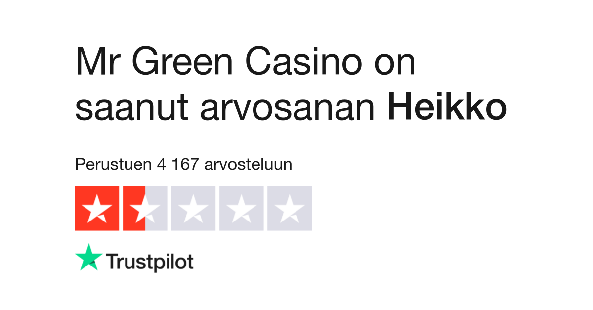 Arvostelut Mr Green Casino | Lue asiakkaiden arvosteluja yrityksestä mrgreen .com