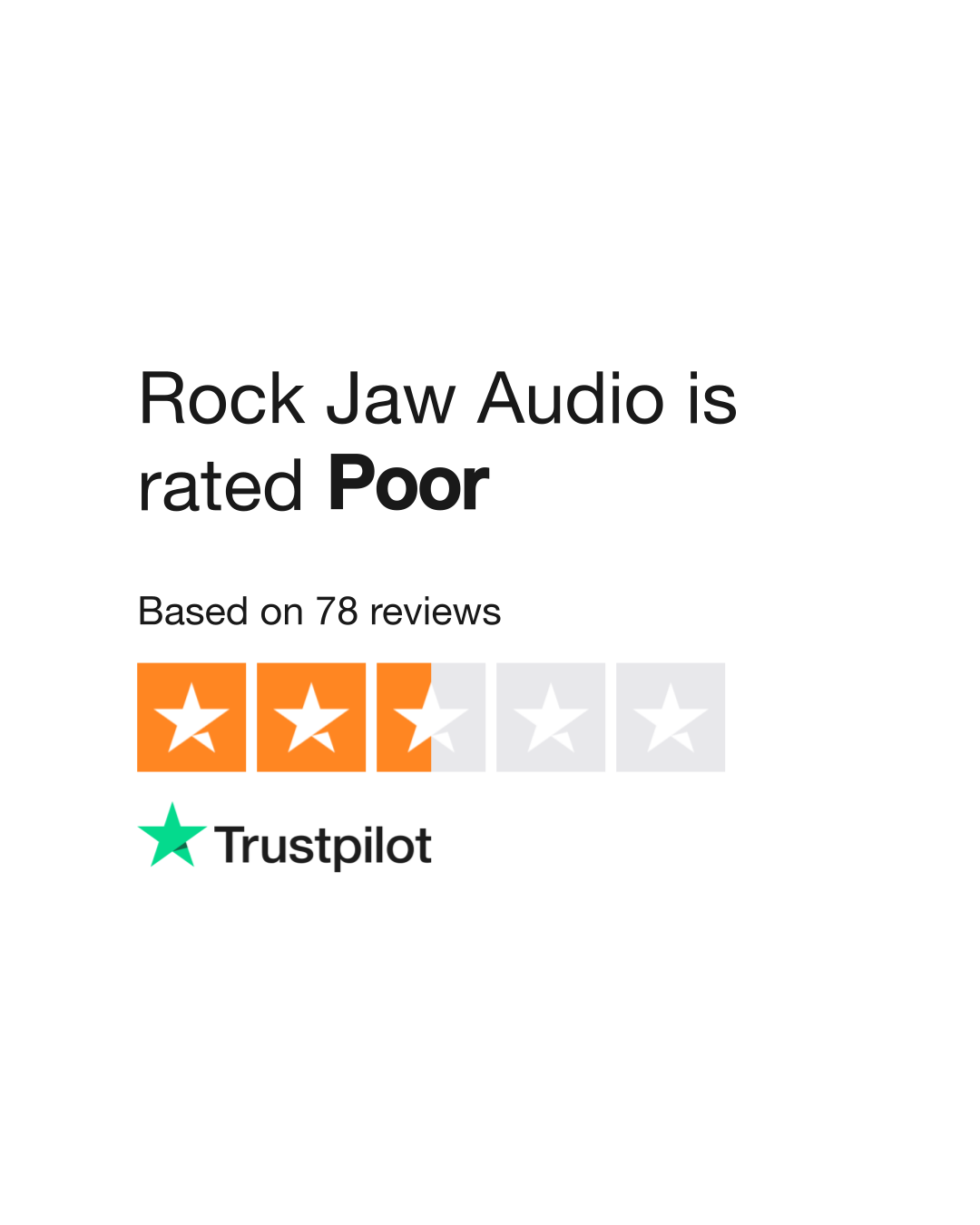 Rock Jaw Audio Reviews Read Customer Service Reviews of