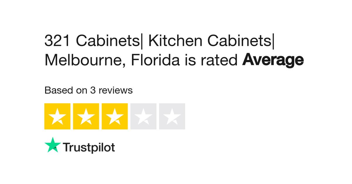 321 Cabinets Kitchen Cabinets Melbourne Florida Reviews Read Customer Service Reviews Of 321cabinets Com