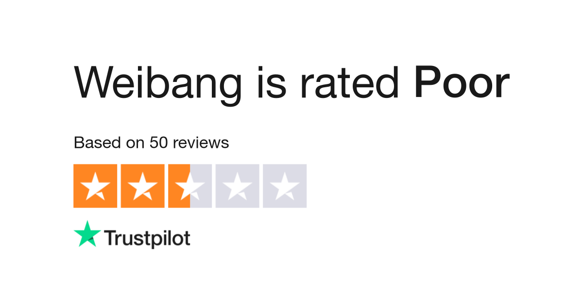 Weibang Reviews | Read Customer Service Reviews of weibang.uk.com