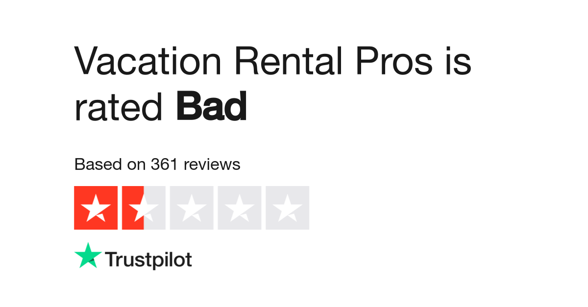 Vacation Rental Pros Reviews Read Customer Service Reviews Of Vacationrentalpros Com