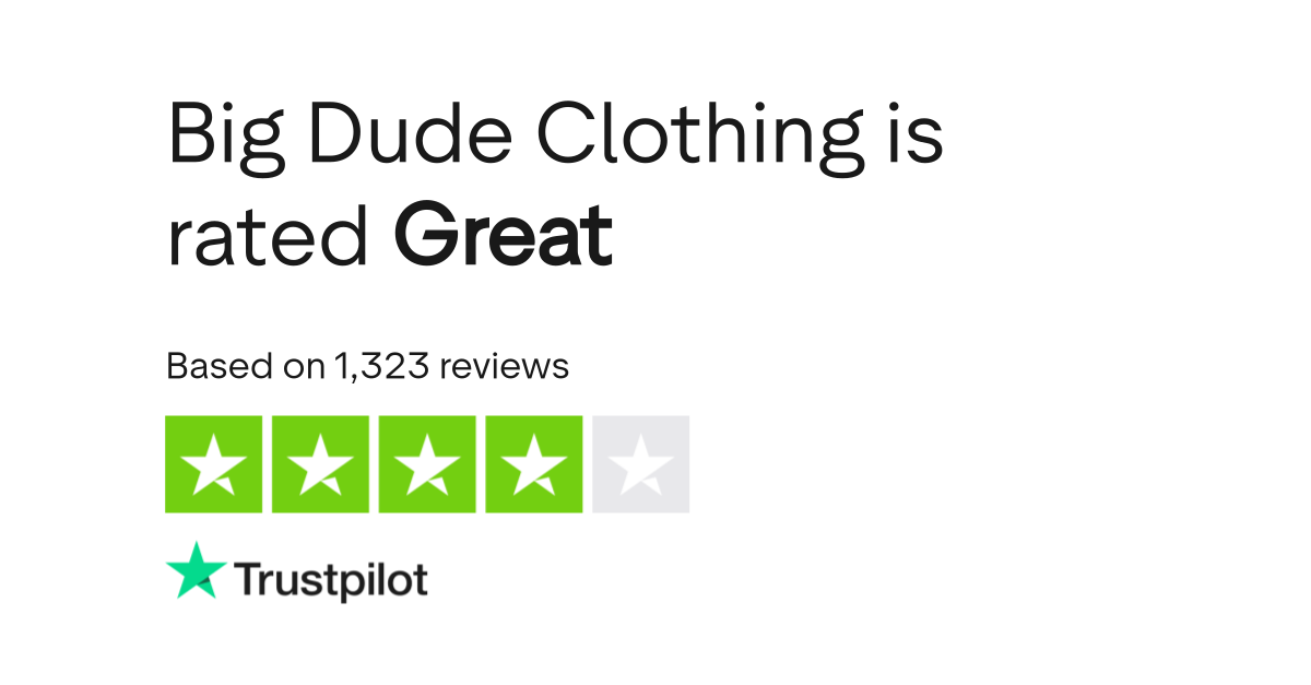Big Dude Clothing Reviews Read Customer Service Reviews of