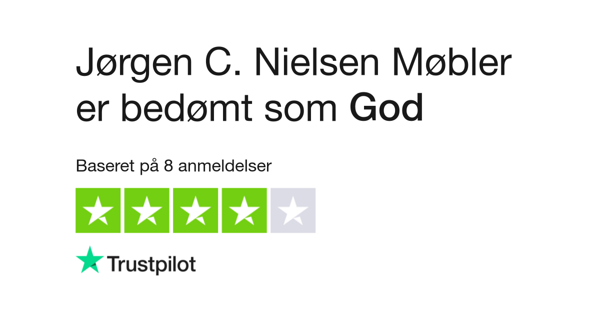 Sammenligne Skalk det er nytteløst Anmeldelser af Jørgen C. Nielsen Møbler | Læs kundernes anmeldelser af  www.jcn.dk