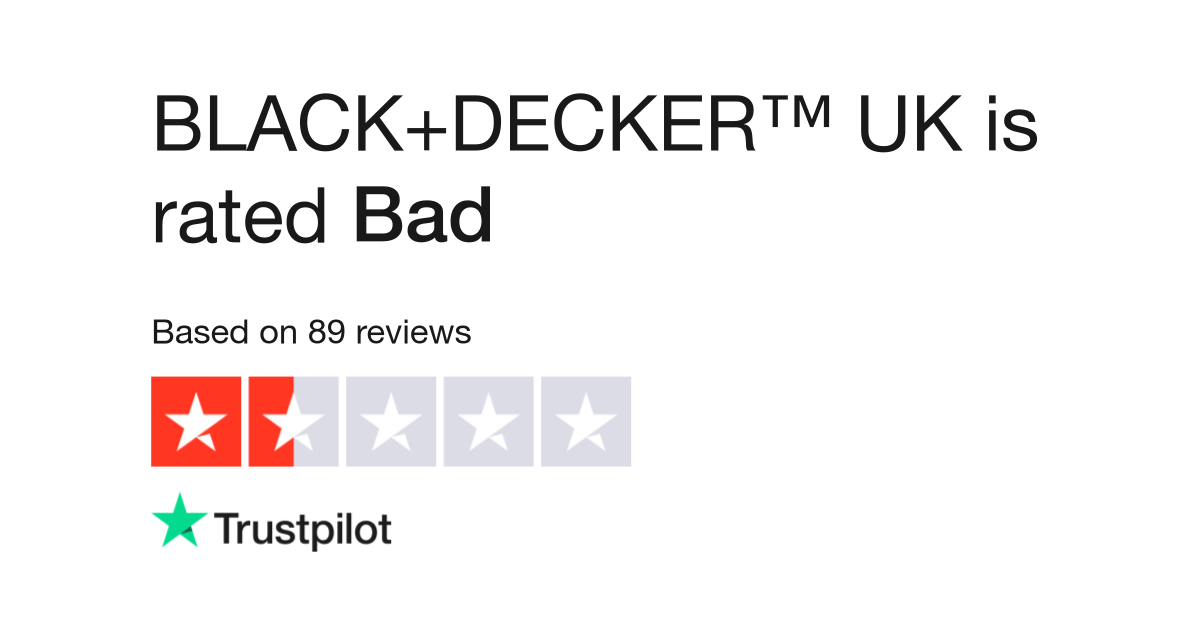 BLACK DECKER UK Reviews Read Customer Service Reviews of