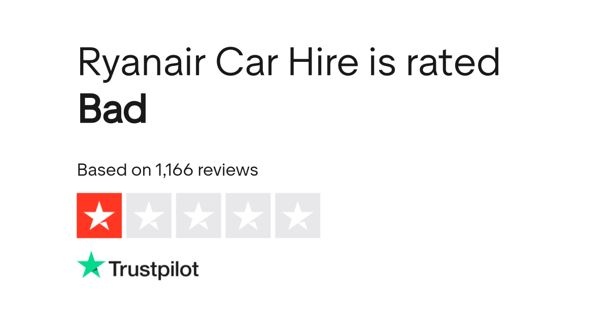 Ryanair Car Hire Reviews Read Customer Service Reviews Of Car Hire Ryanair Com 6 Of 19
