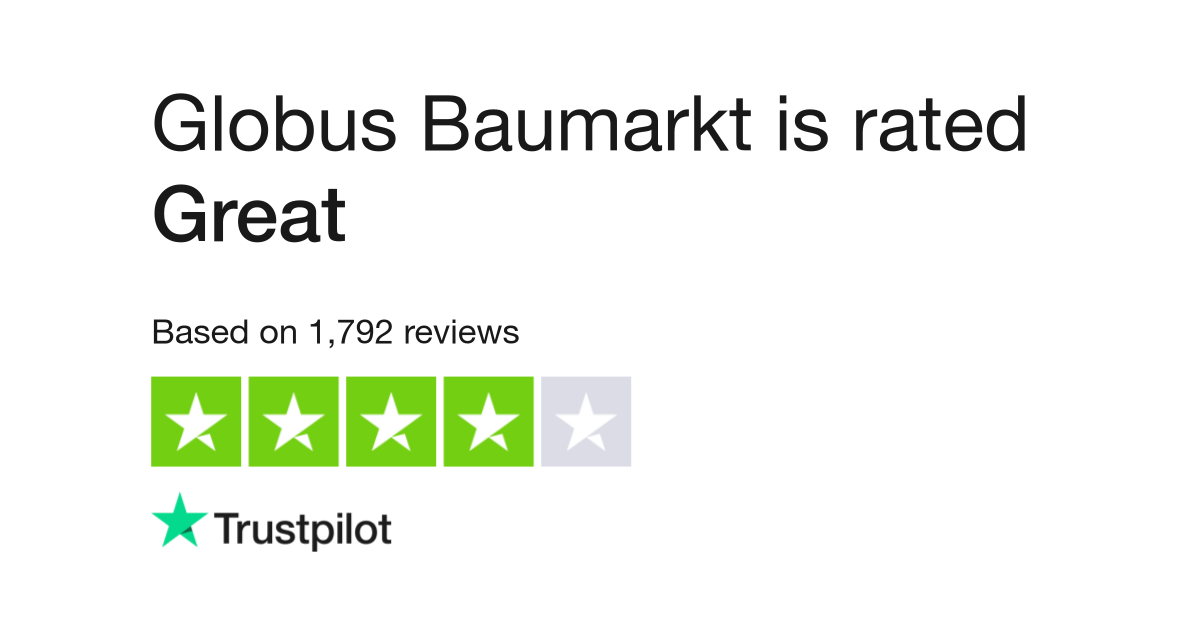 skræmmende Stolthed stemning Globus Baumarkt Reviews | Read Customer Service Reviews of www.globus- baumarkt.de