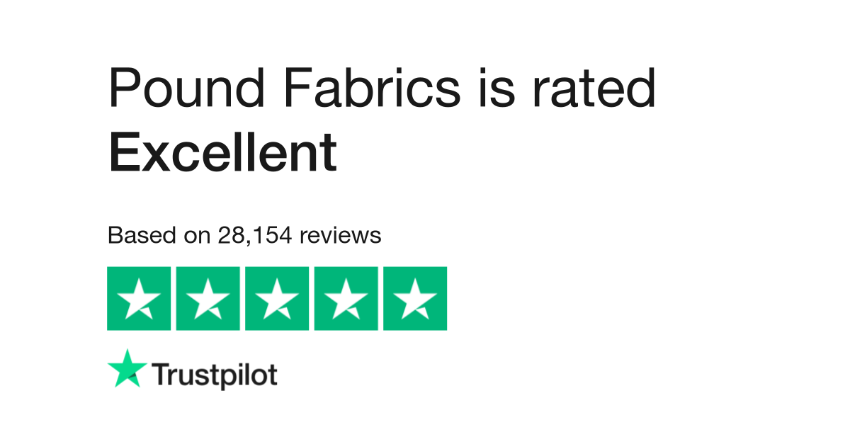 Pound Fabrics Reviews, Read Customer Service Reviews of poundfabrics.co.uk