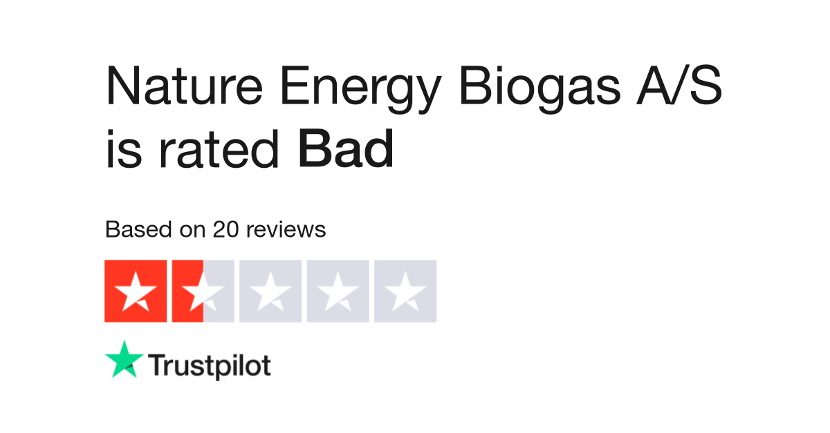 Nature Energy Biogas Reviews | Read Service Reviews www. natureenergy.dk