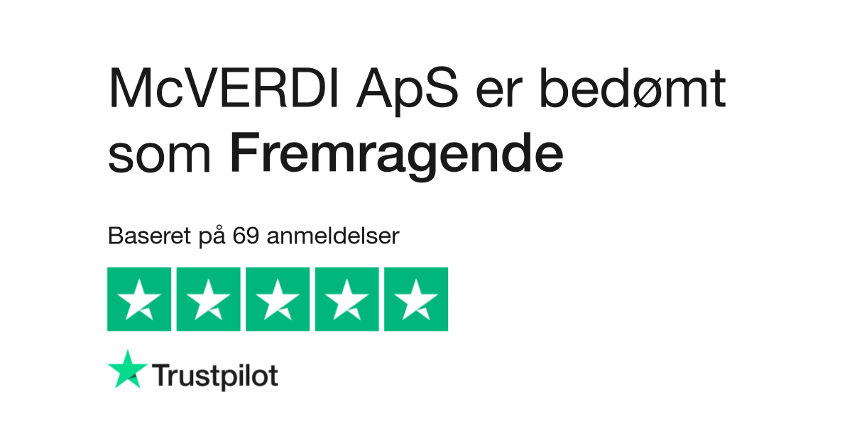 Landbrug person Sølv Anmeldelser af McVERDI ApS | Læs kundernes anmeldelser af mcverdi.dk