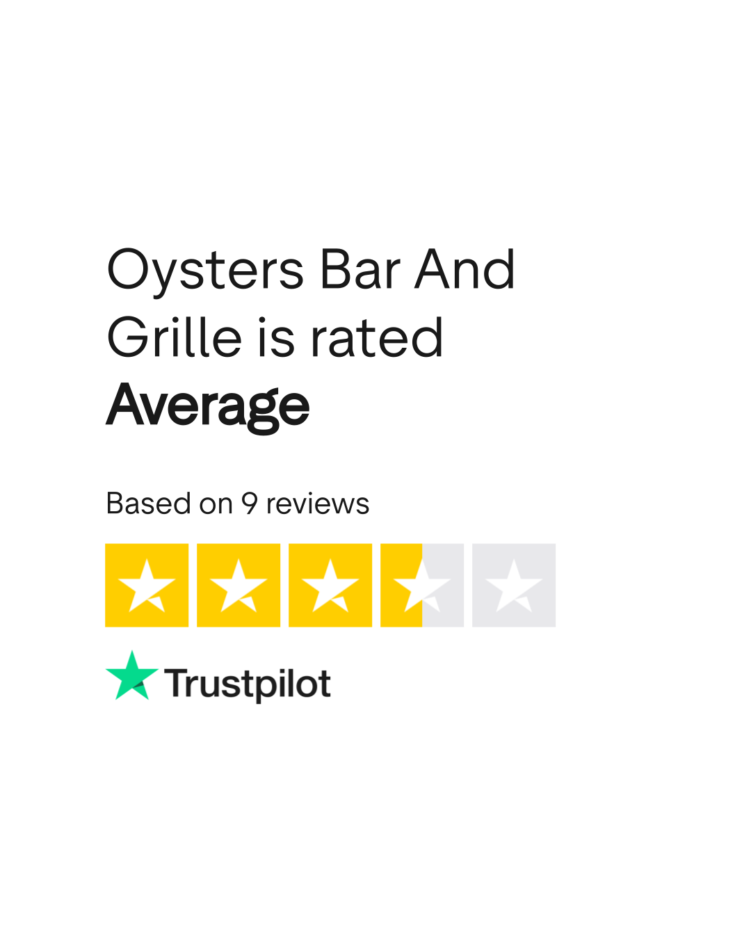 Oysters Bar And Grille Reviews Read Customer Service Reviews of