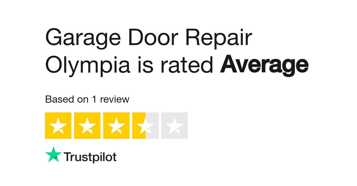 Garage Door Repair Olympia Reviews Read Customer Service Reviews