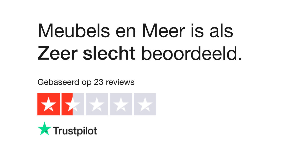 Broek Publiciteit plotseling Meubels en Meer reviews | Bekijk consumentenreviews over meubelsenmeer.nl