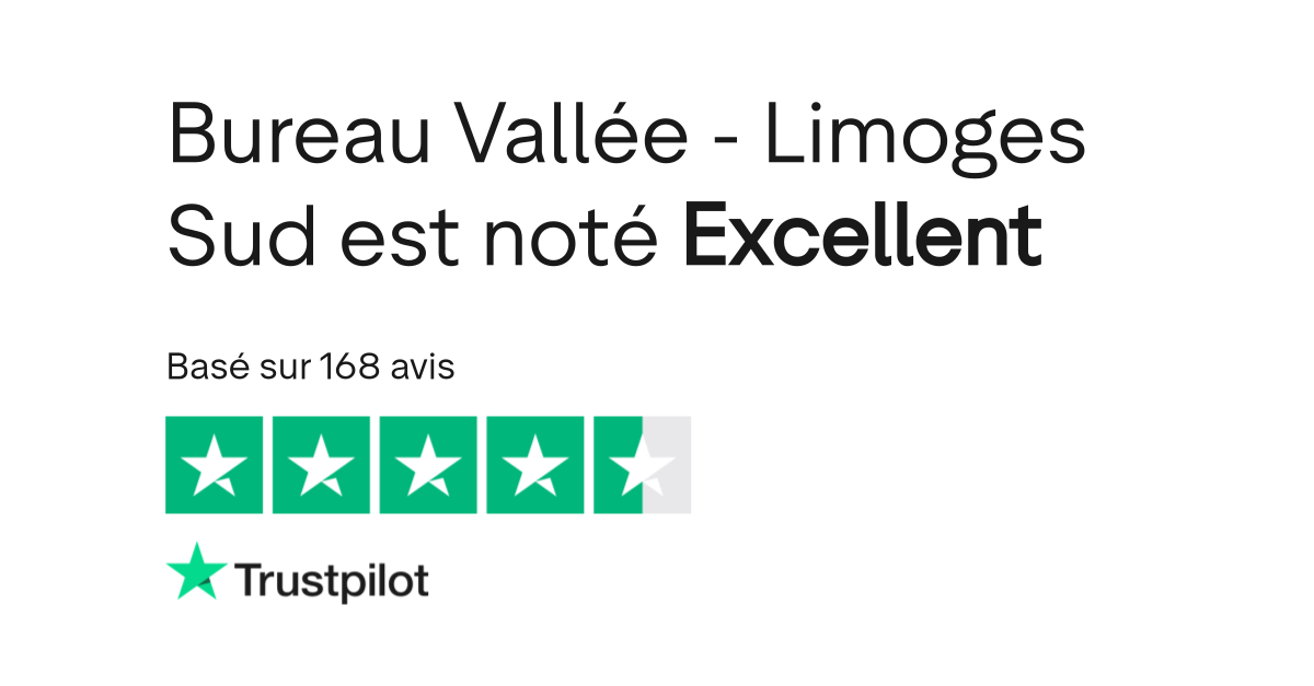 Avis De Bureau Vallee Limoges Sud Lisez Les Avis Clients De Www Bureau Vallee Fr