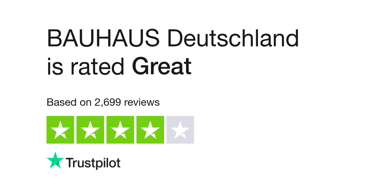 Bauhaus Deutschland Reviews Read Customer Service Reviews Of Bauhaus Info