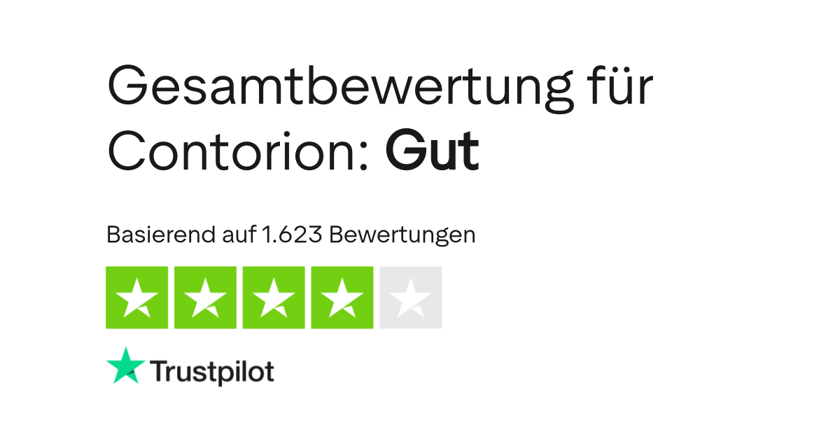 Bewertungen zu Contorion Lesen Sie Kundenbewertungen zu www.contorion.de