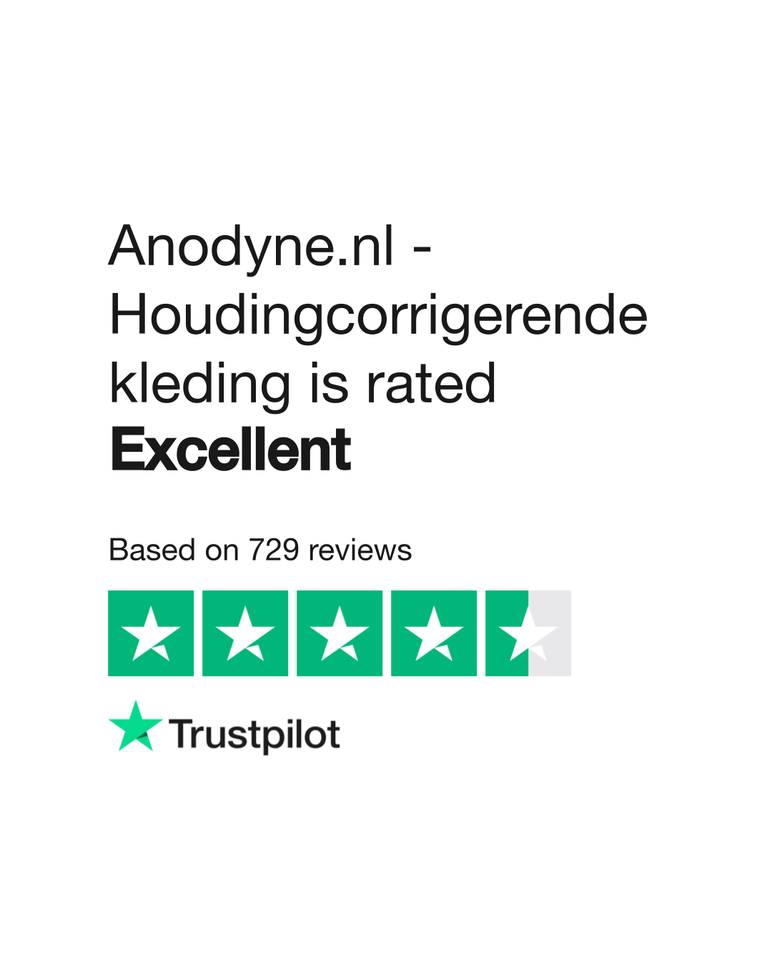 Anodyne.nl - Houdingcorrigerende kleding Reviews