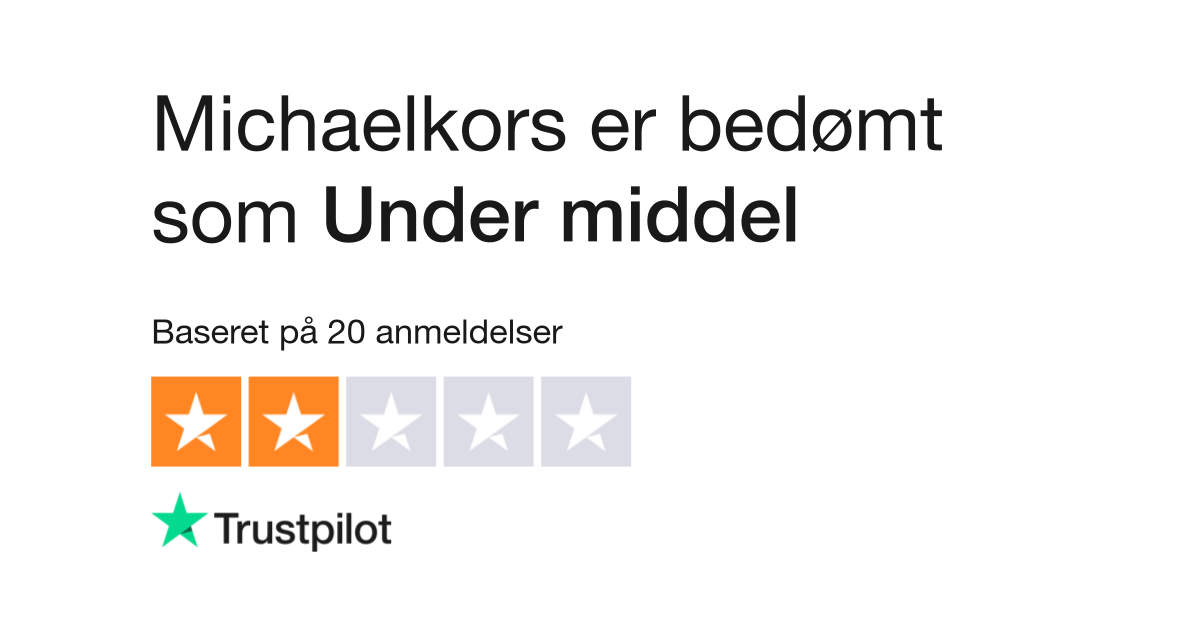 Anmeldelser Michaelkors | Læs kundernes anmeldelser af michaelkors.dk
