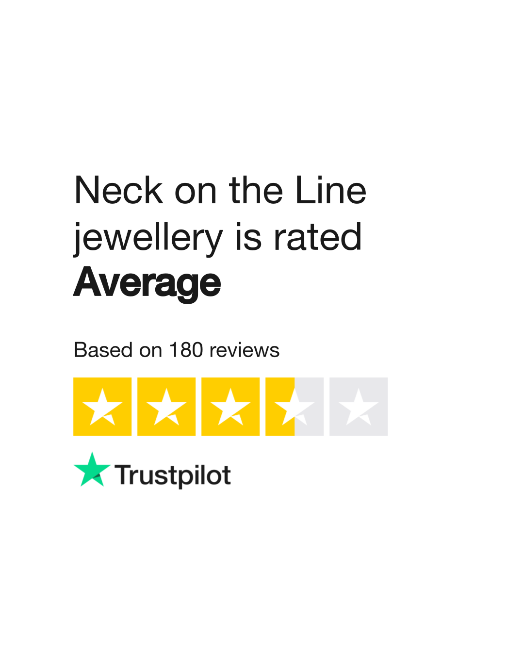 Neck on the deals line jewellery discount