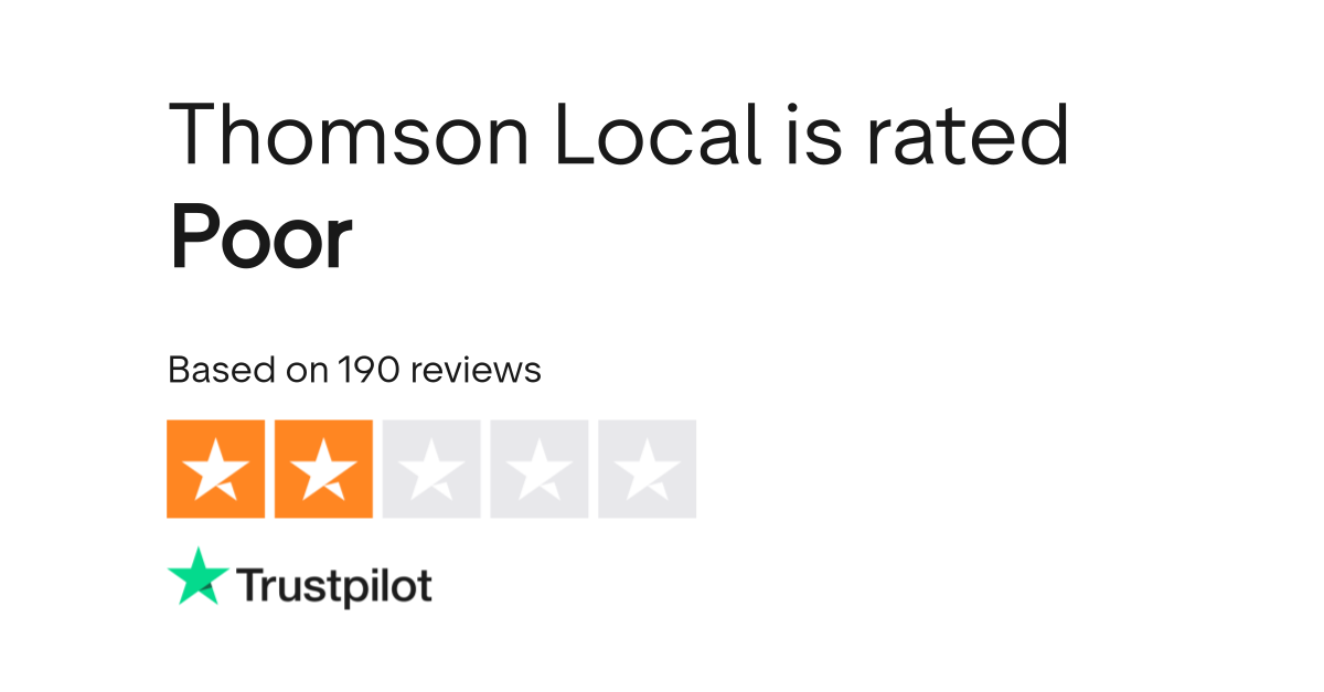 Thomson Local Reviews Read Customer Service Reviews of www