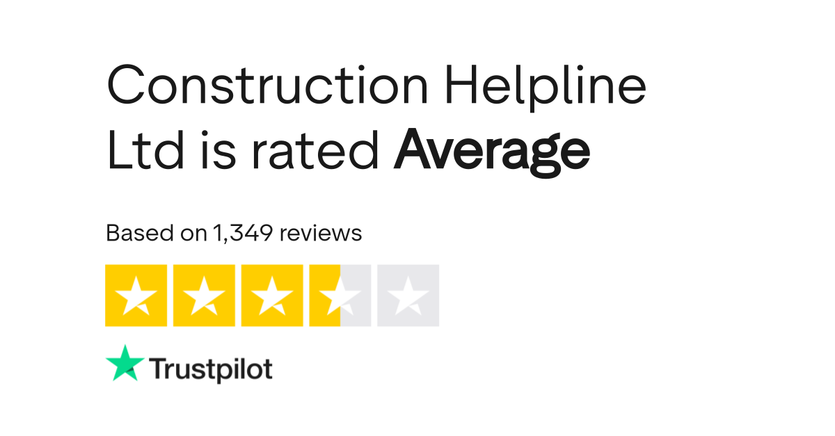 Construction Helpline Ltd Reviews Read Customer Service Reviews of