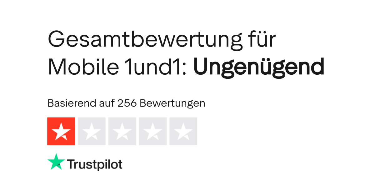 Bewertungen zu Mobile 1und1 | Lesen Sie Kundenbewertungen zu mobile ...