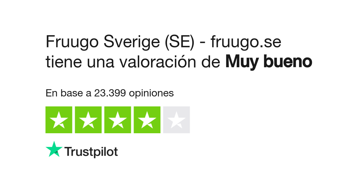 Opiniones sobre Fruugo Sverige (SE) fruugo.se Lee las opiniones